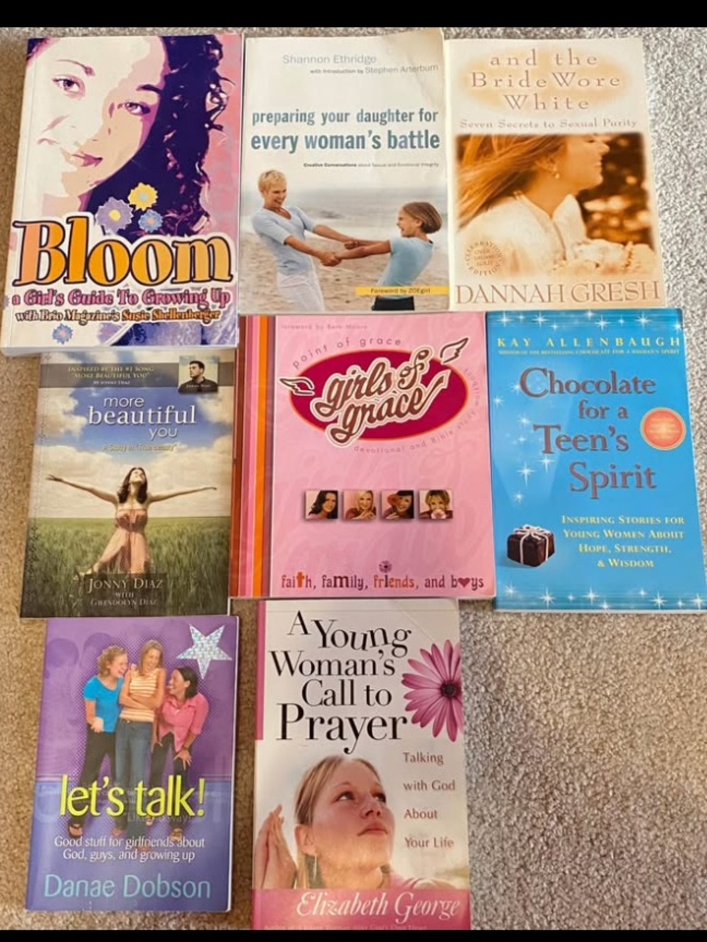 Lot 8 Teen Girl Young Adult Middle High School Bible Book Parenting Rasing Godly